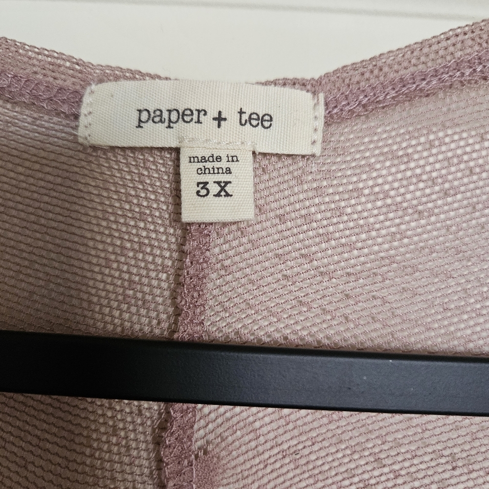 Pink Lace Kimono Cardigan - Picture 4 of 7